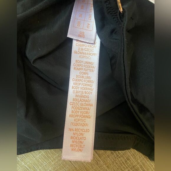 Savage X Fenty NWT Core Microfiber Unlined Bra Black 34DD Basic Classic Comfy - Picture 10 of 10